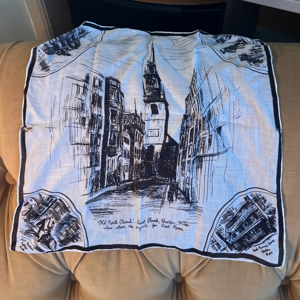 Old North Church Boston Hankerchief